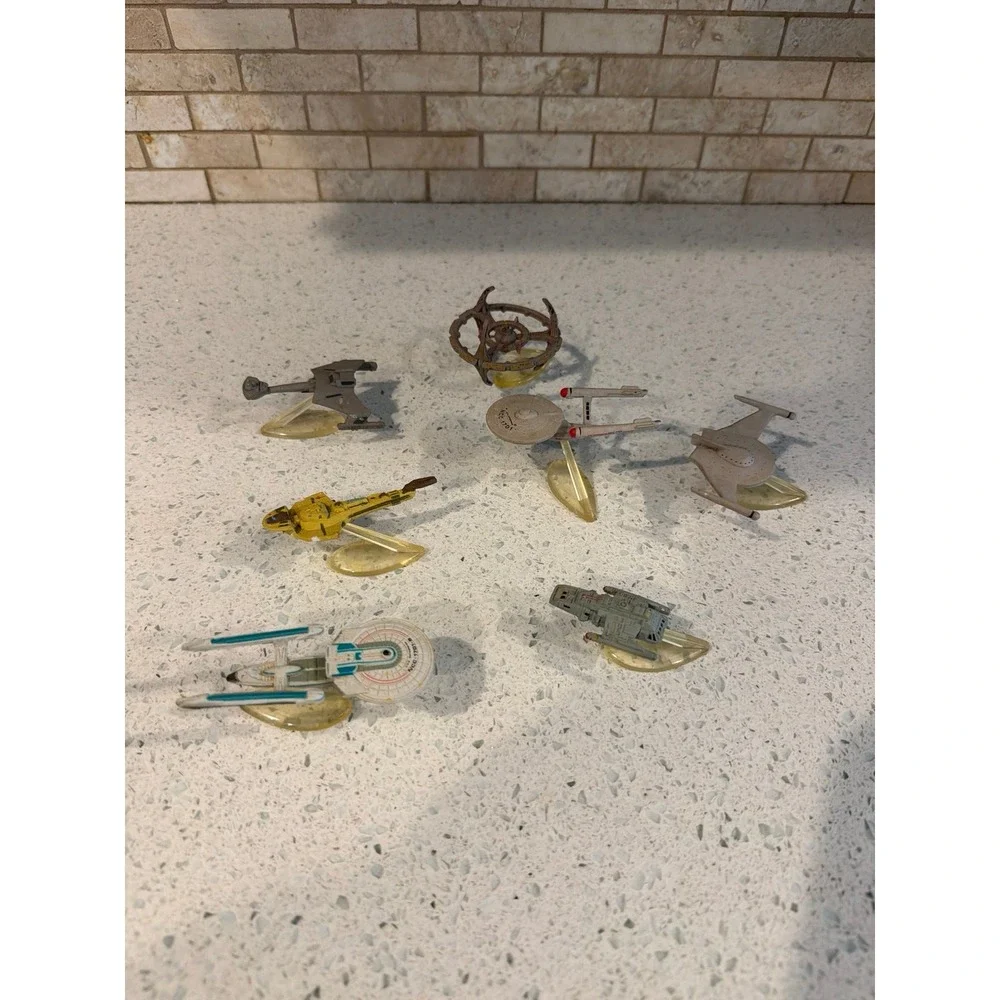 Star Trek Micro Machines Starship Lot Enterprise Deep Space Nine Klingon